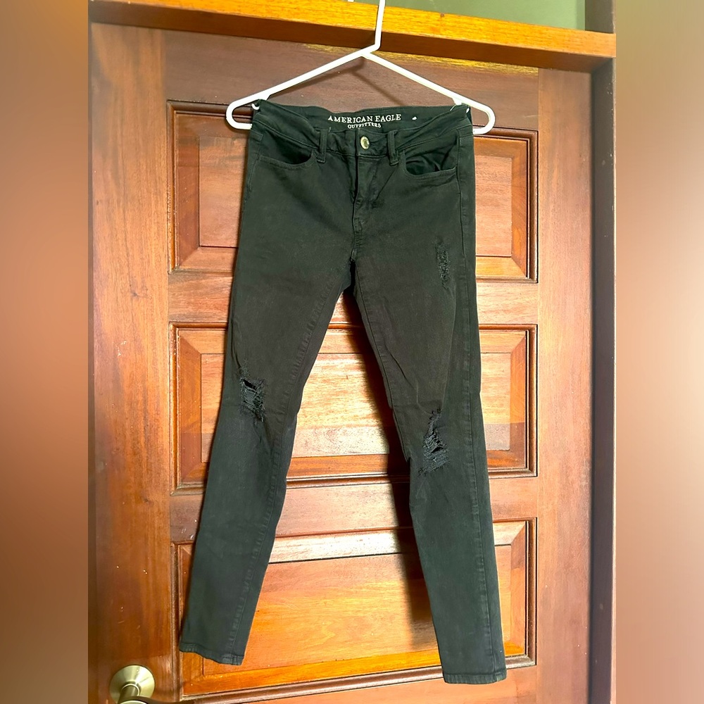 Black American Eagle Denim Jeans